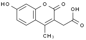 7-羟基-4-甲基香豆素-3-乙酸