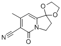 7'-METHYL-5'-OXO-3',5'-DIHYDRO-2'H-SPIRO[[1,3]DIOXOLANE-2,1'-INDOLIZINE]-6'-CARBONITRILE