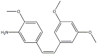 CIS-3,4',5-TRIMETHOXY-3'-AMINOSTILBENE