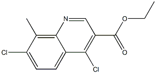 ETHYL 4,7-DICHLORO-8-METHYLQUINOLINE-3-CARBOXYLATE