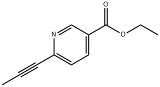 3-Pyridinecarboxylic acid, 6-(1-propyn-1-yl)-, ethyl ester