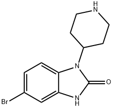 2H-Benzimidazol-2-one, 5-bromo-1,3-dihydro-1-(4-piperidinyl)-