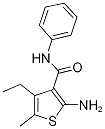 3-Thiophenecarboxamide,2-amino-4-ethyl-5-methyl-N-phenyl-(9CI)