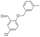 5-CHLORO-2-[(3-METHYLBENZYL)OXY]BENZALDEHYDE