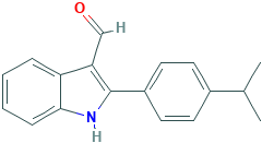 1H-Indole-3-carboxaldehyde,2-[4-(1-methylethyl)phenyl]-(9CI)