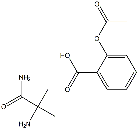 2-acetoxybenzoic acid, compound with 2-amino-2-methylpropionamide (1:1)