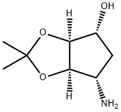 (3aS,4R,6S,6aR)-6-氨基四氢-2,2-二甲基-4H-环戊烯并-1,3-二氧杂环戊烷-4-醇