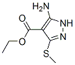 Ethyl 3-amino-5-(methylthio)-1H-pyrazole-4-carboxylate