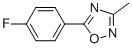 5-(4-Fluoro-phenyl)-3-methyl-[1,2,4]oxadiazole