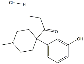 1-Propanone, 1-(4-(m-hydroxyphenyl)-1-methyl-4-piperidyl)-, hydrochloride