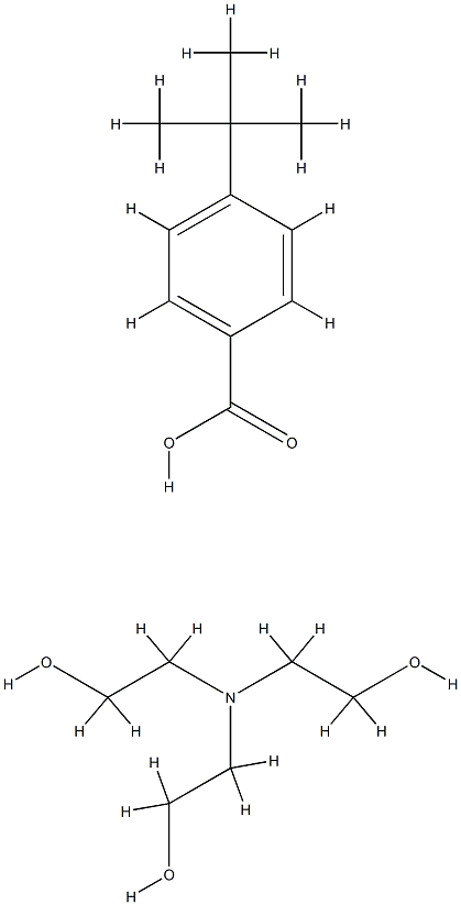 p-tert-butylbenzoic acid, compound with 2,2',2''-nitrilotriethanol (1:1)