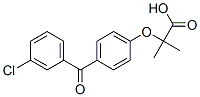 2-[4-(3-Chlorobenzoyl)phenoxy]-2-methylpropanoic acid