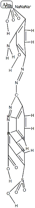 trisodium [2-[[alpha-[(3-amino-2-hydroxy-4-sulphophenyl)azo]benzyl]azo]-5-sulphobenzoato(5-)]cuprate(3-)