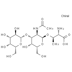 O-[2-(乙酰氨基)-2-脱氧-3-O-β-D-吡喃半乳糖基-α-D-吡喃半乳糖基]-L-苏氨酸