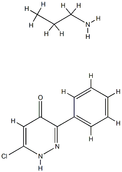 6-chloro-3-phenylpyridazin-4-ol, compound with propylamine (1:1)