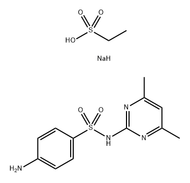 SODIUM,4-AMINO-N-(4,6-DIMETHYLPYRIMIDIN-2-YL)BENZENESULFONAMIDE,ETHANESULFONATE