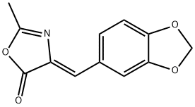 5(4H)-Oxazolone, 4-(1,3-benzodioxol-5-ylmethylene)-2-methyl-, (4Z)-