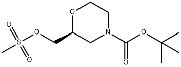 2-methanesulfonyloxymethyl-morpholine-4-carboxylic acid