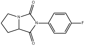 1H-Pyrrolo[1,2-c]imidazole-1,3(2H)-dione, 2-(4-fluorophenyl)tetrahydro-