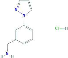 3-(1H-Pyrazol-1-yl)-benzenemethanaminehydrochloride