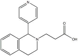 3-(1-PYRIDIN-4-YL-3,4-DIHYDROISOQUINOLIN-2(1H)-YL)PROPANOIC ACID