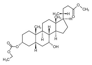 (3α,5β,7α)-3-[(Ethoxycarbonyl)oxy]-7-hydroxycholan-24-oic Acid Methyl Ester