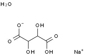 重酒石酸钠一水合物