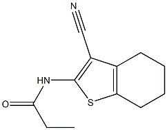 N-(3-cyano-4,5,6,7-tetrahydro-1-benzothiophen-2-yl)propanaMide