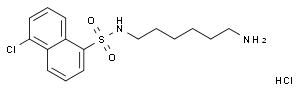 N-(6-氨基己基)-5-氯-1-萘磺胺盐酸盐