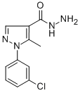 1-(3-CHLOROPHENYL)-5-METHYL-1H-PYRAZOLE-4-CARBOHYDRAZIDE