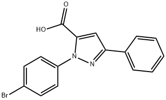 1H-Pyrazole-5-carboxylic acid, 1-(4-bromophenyl)-3-phenyl-