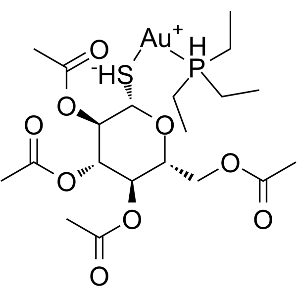 ((2S,3R,4S,5R,6R)-3,4,5-三乙酰氧基-6-(乙酰氧基甲基)四氢-2H-吡喃-2-硫基)(三乙基膦)金