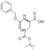 D-Alanine, 3-[[(1,1-dimethylethoxy)carbonyl]amino]-N-[(phenylmethoxy)carbonyl]-