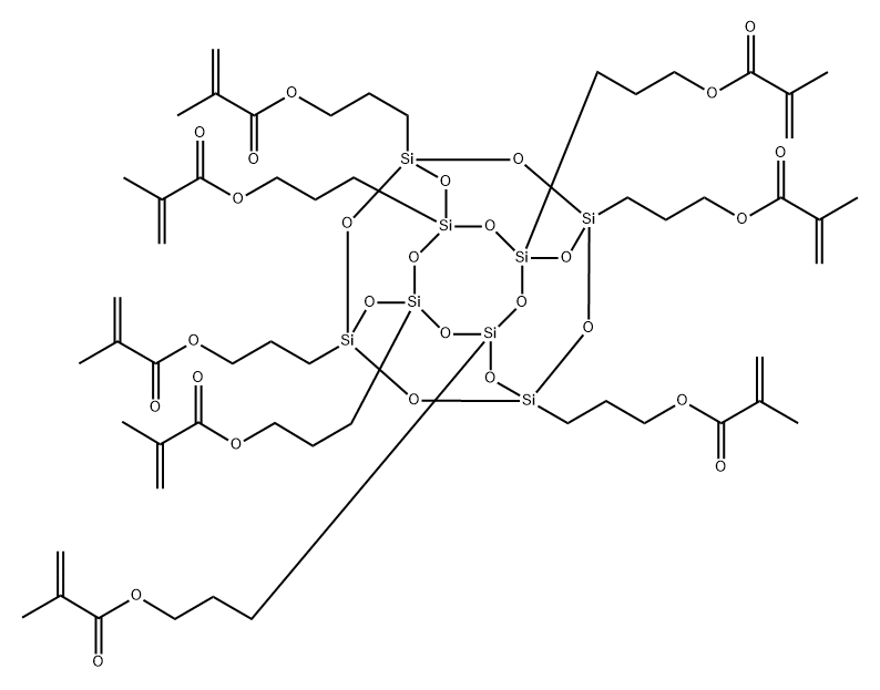 2-Propenoic acid, 2-methyl-, 1,1',1'',1''',1'''',1''''',1'''''',1'''''''-(pentacyclo[9.5.1.13,9.15,15.17,13]octasiloxane-1,3,5,7,9,11,13,15-octaylocta-3,1-propanediyl) ester
