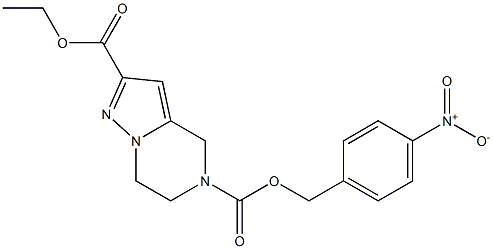 (Pyrazolo[1,5-a]pyrazine-2,5(4H)-dicarboxylic acid, 6,7-dihydro-, 2-ethyl5-[(4-nitrophenyl)Methyl] ester )