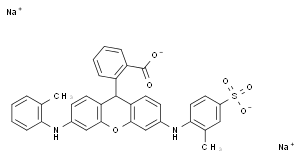 9-(2-羧基苯基)-3-[(2-甲基苯基)氨基]-6-[(2-甲基-4-磺苯基)氨基]呫吨鎓单钠内盐