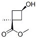 Cyclobutanecarboxylic acid, 3-hydroxy-1-methyl-, methyl ester, cis- (9CI)