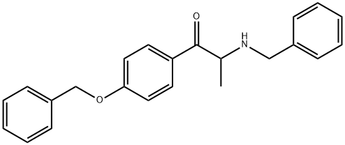 1-Propanone, 1-[4-(phenylmethoxy)phenyl]-2-[(phenylmethyl)amino]-