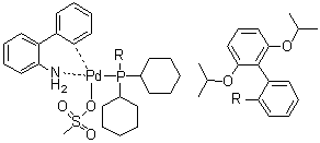 甲磺酸(2-二环己基膦-2',6'-二异丙氧基-1,1'-联苯基)(2'-氨基-1,1'-联苯-2-基)钯(II)