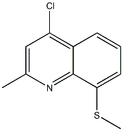 Quinoline,4-chloro-2-methyl-8-(methylthio)-