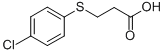 3-[(4-CHLOROPHENYL)SULFANYL]PROPANOIC ACID