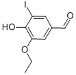 3-乙氧基-4-羟基-5-碘苯甲醛