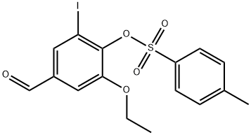 2-Ethoxy-4-formyl-6-iodophenyl 4-methylbenzenesulfonate