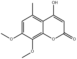 4-Hydroxy-7,8-dimethoxy-5-methyl-2H-1-benzopyran-2-one