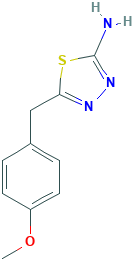 5-(4-甲氧基-苄基)-[1,3,4]噻二唑-2-基胺