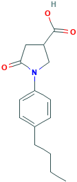 1-(4-丁基苯基)-5-氧代吡咯烷-3-羧酸