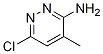 6-chloro-4-methyl-3-Pyridazinamine