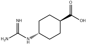 Cyclohexanecarboxylic acid, 4-[(aminoiminomethyl)amino]-, trans-