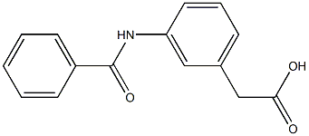 3-(苯甲酰氨基)苯乙酸