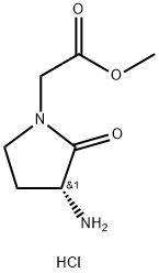 Methyl (R)-2-(3-amino-2-oxopyrrolidin-1-yl)acetate hydrochloride